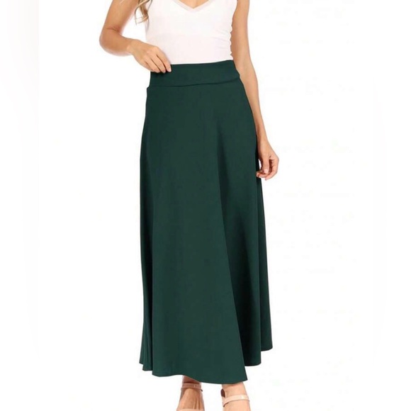Source Unknown Dresses & Skirts - Source Unknown Vibrant Green Maxi Skirt